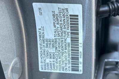 2026 Honda Civic Sport