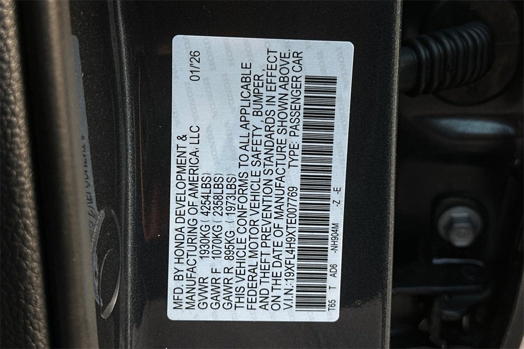 2026 Honda Civic Hybrid Sport Touring