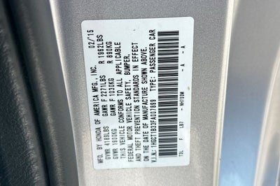 2015 Honda Accord LX-S