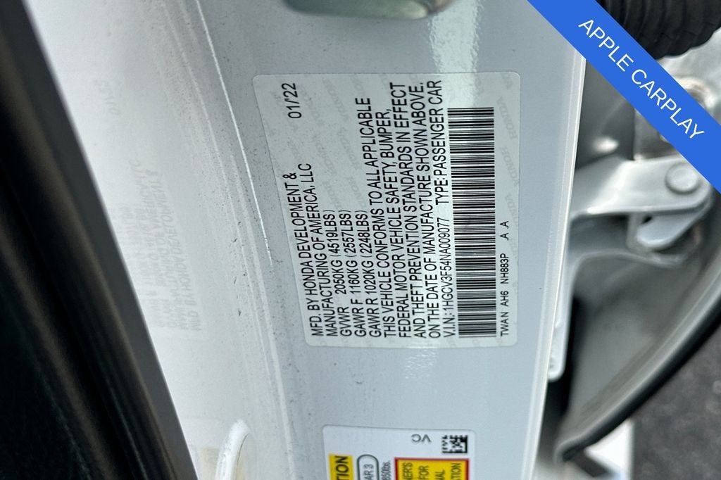 2022 Honda Accord Hybrid EX-L
