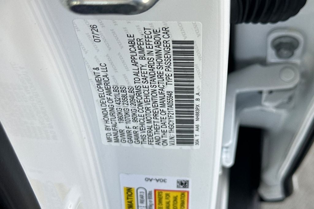 2026 Honda Accord LX