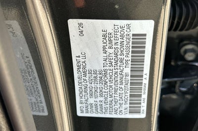 2026 Honda Accord LX