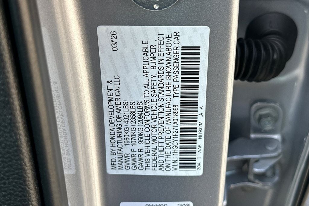 2026 Honda Accord LX