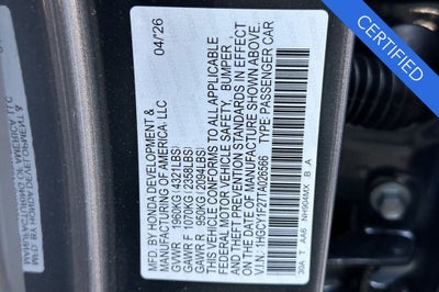 2026 Honda Accord LX