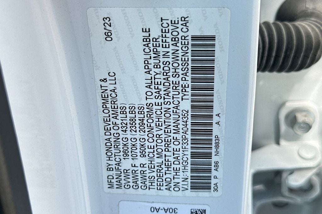 2023 Honda Accord EX
