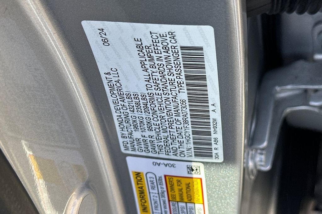 2024 Honda Accord EX