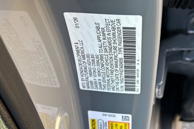 2026 Honda Accord SE