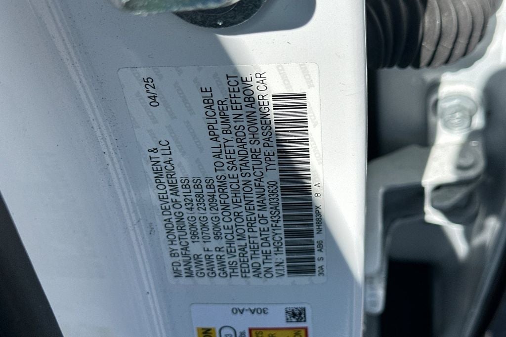 2025 Honda Accord SE