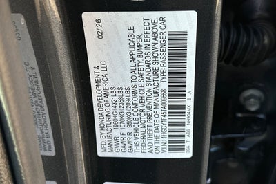 2026 Honda Accord SE