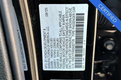 2025 Honda Accord SE