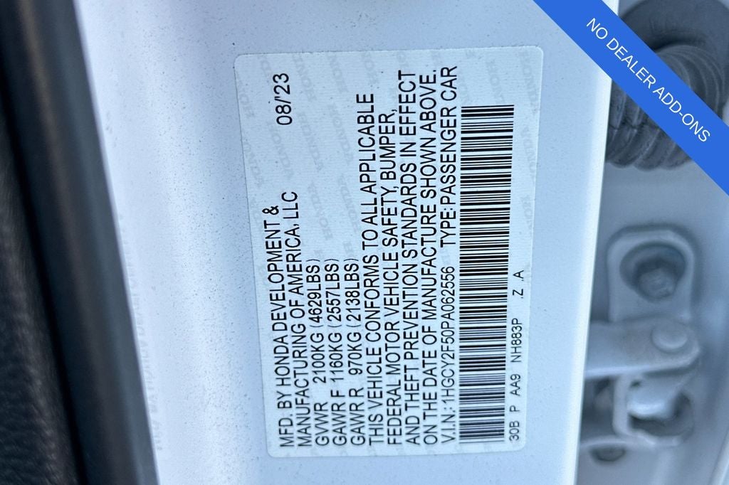 2023 Honda Accord Hybrid Sport