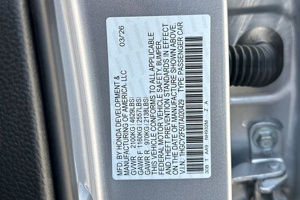 2026 Honda Accord Hybrid Sport