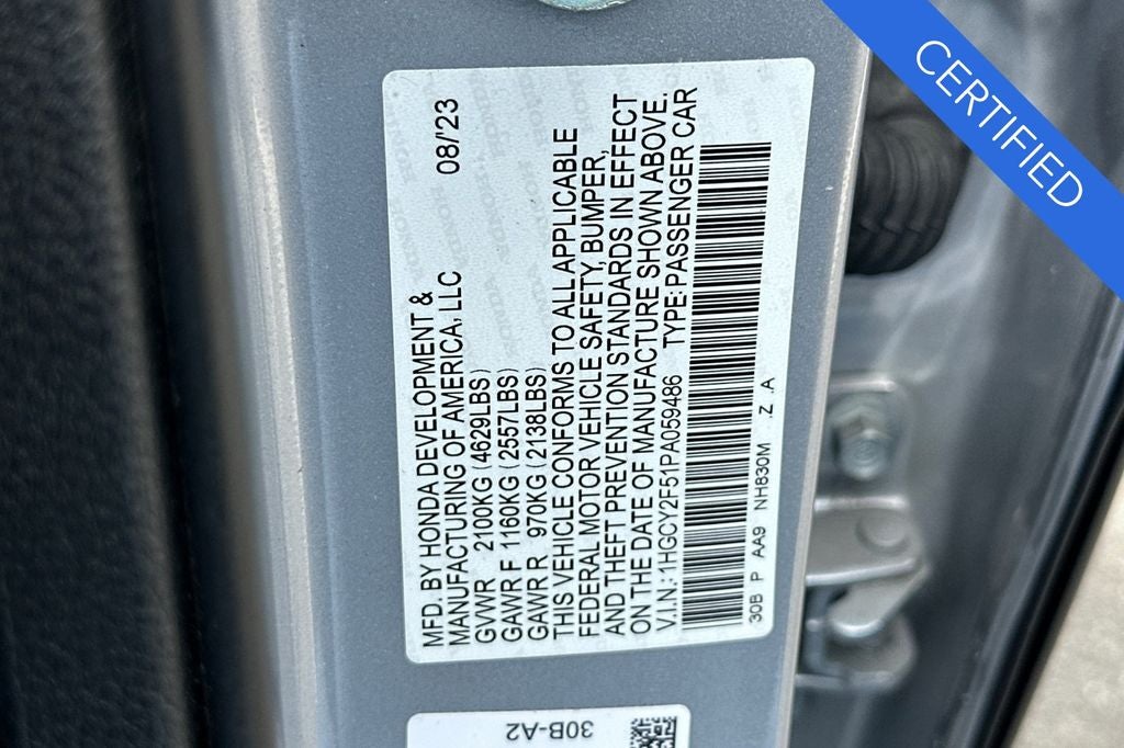 2023 Honda Accord Hybrid Sport