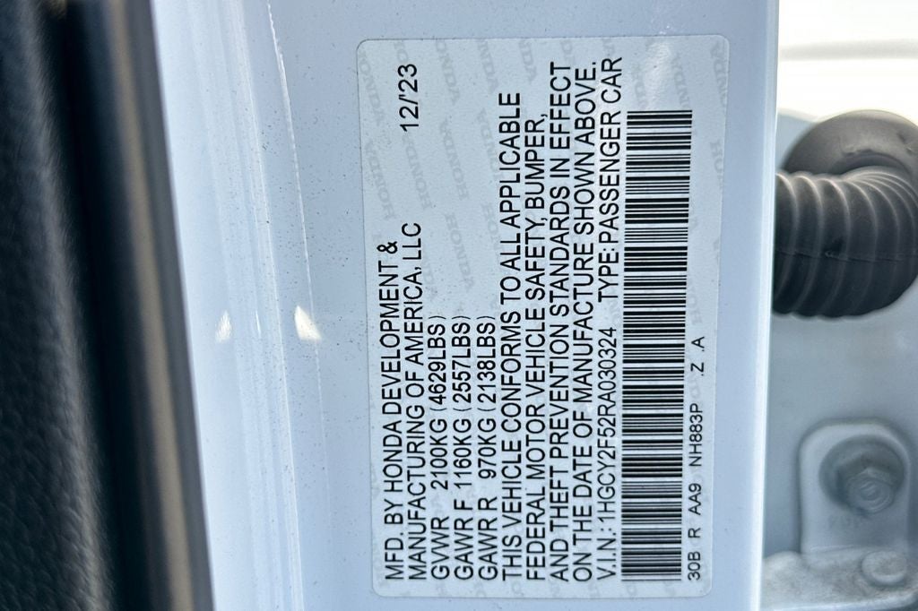 2024 Honda Accord Hybrid Sport