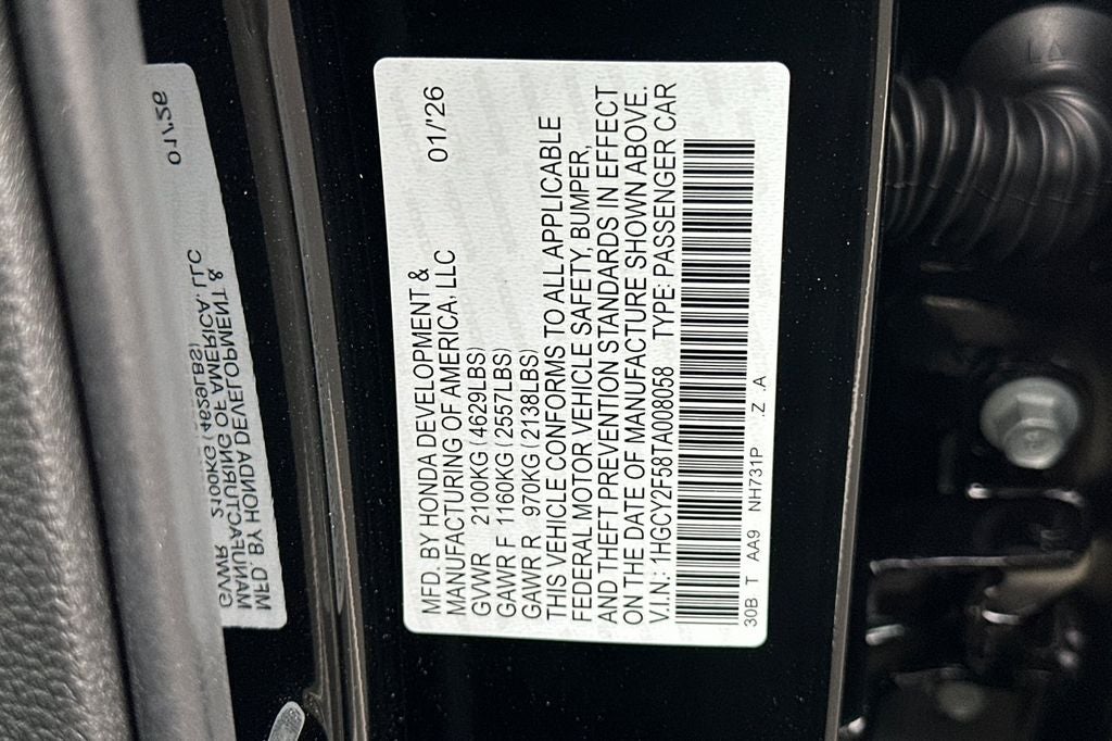 2026 Honda Accord Hybrid Sport