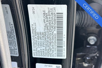 2024 Honda Accord Hybrid Sport