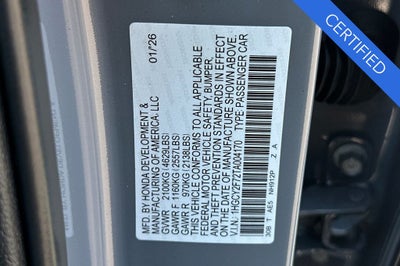 2026 Honda Accord Hybrid Sport-L