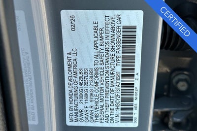 2026 Honda Accord Hybrid Sport-L