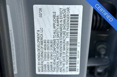 2026 Honda Accord Hybrid Sport-L