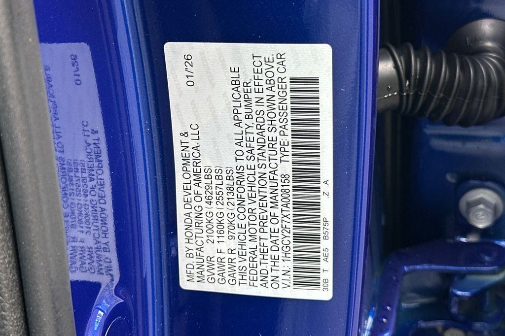 2026 Honda Accord Hybrid Sport-L