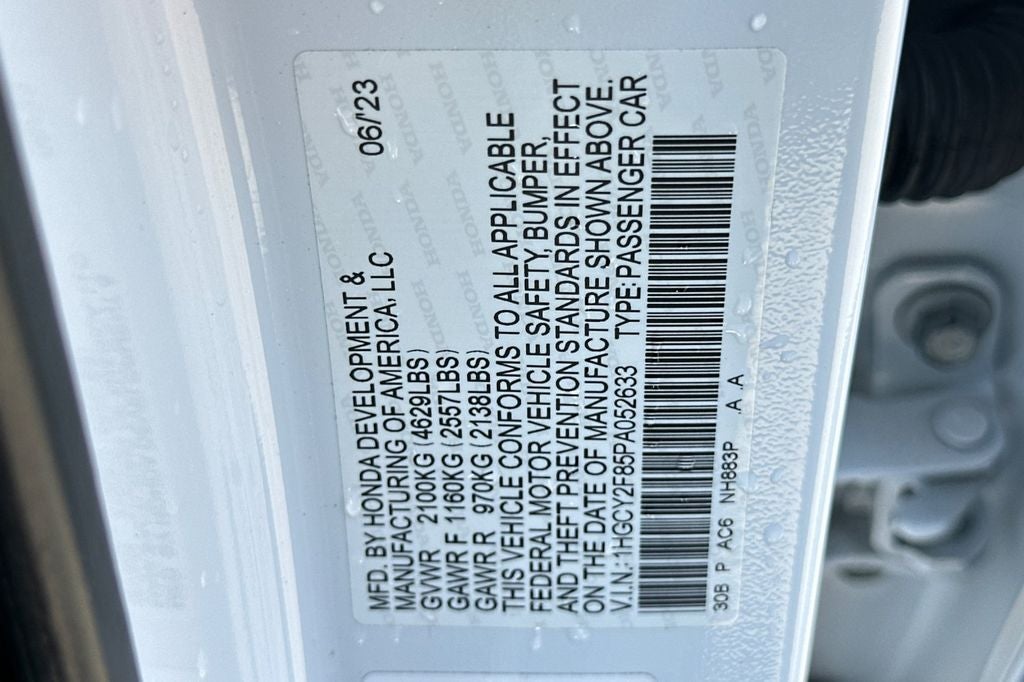 2023 Honda Accord Hybrid Touring