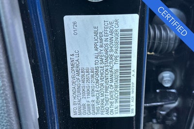 2026 Honda Accord Hybrid Touring