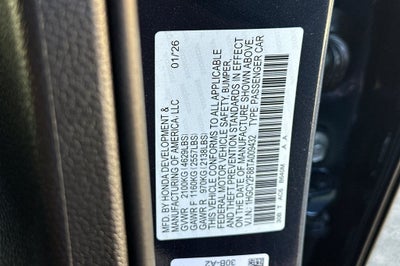 2026 Honda Accord Hybrid Touring