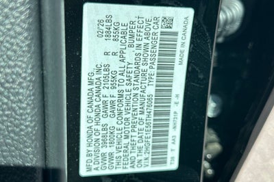 2026 Honda Civic Si Base