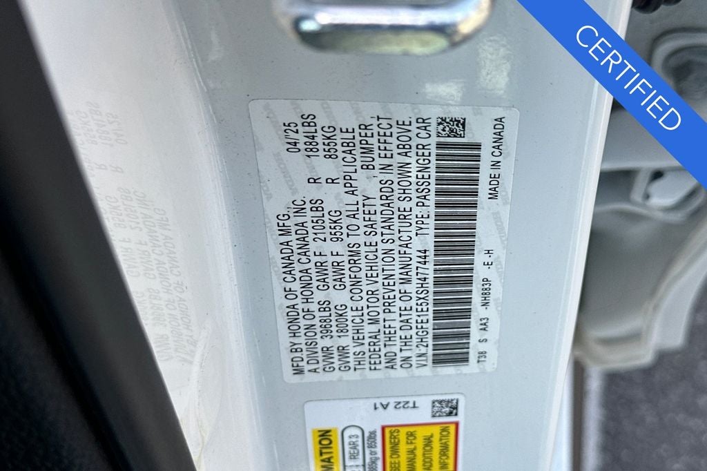 2025 Honda Civic Si Base