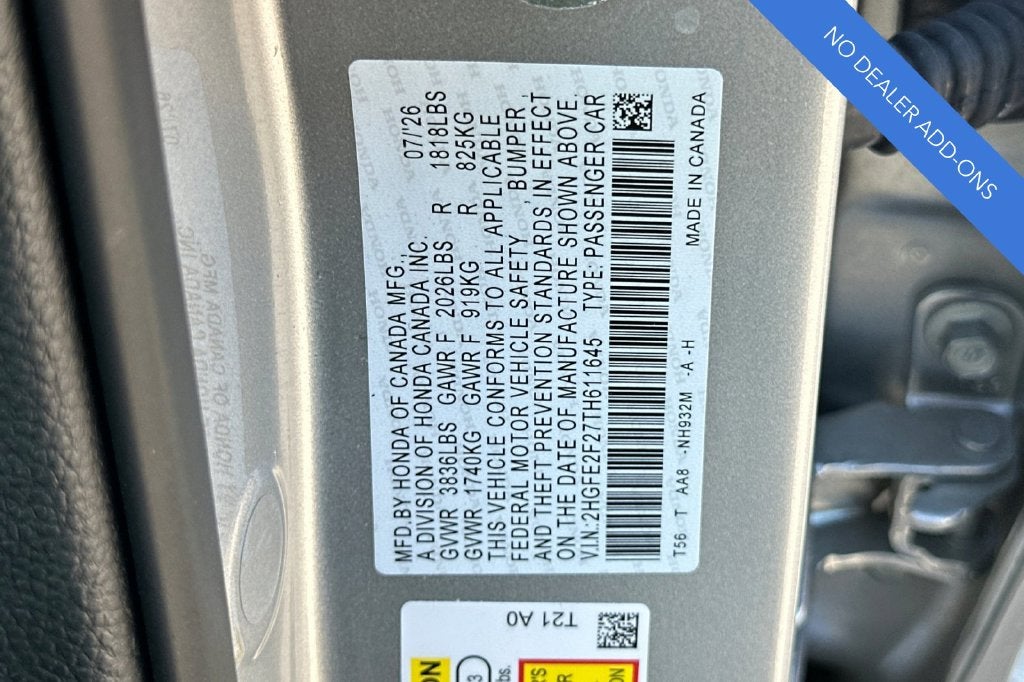 2026 Honda Civic LX