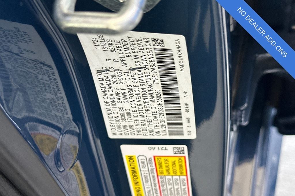 2025 Honda Civic LX