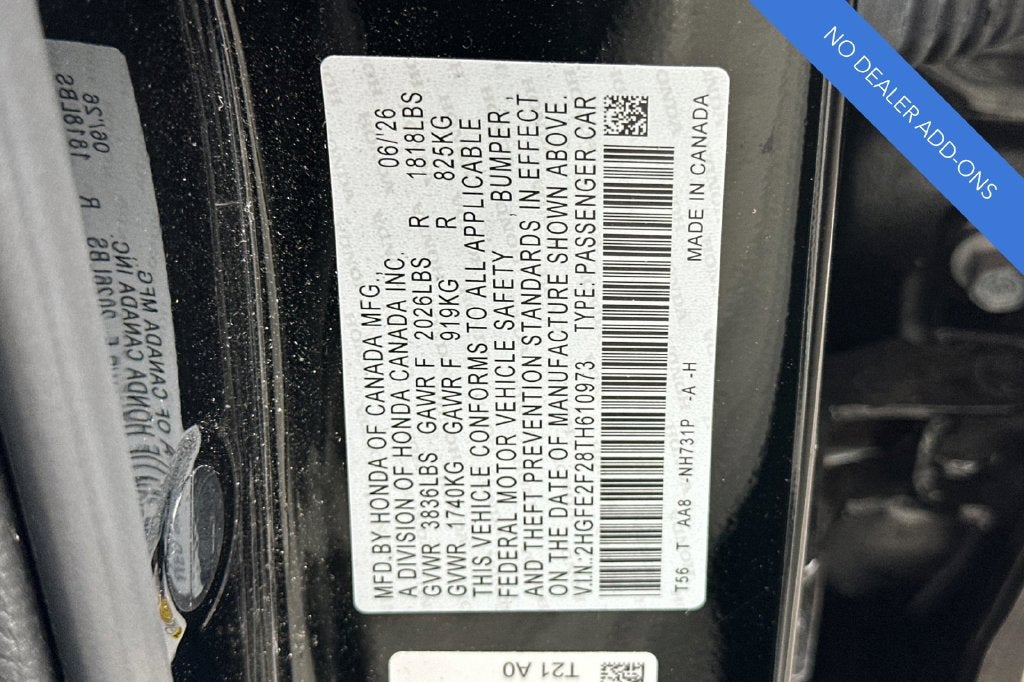 2026 Honda Civic LX - Photo 31