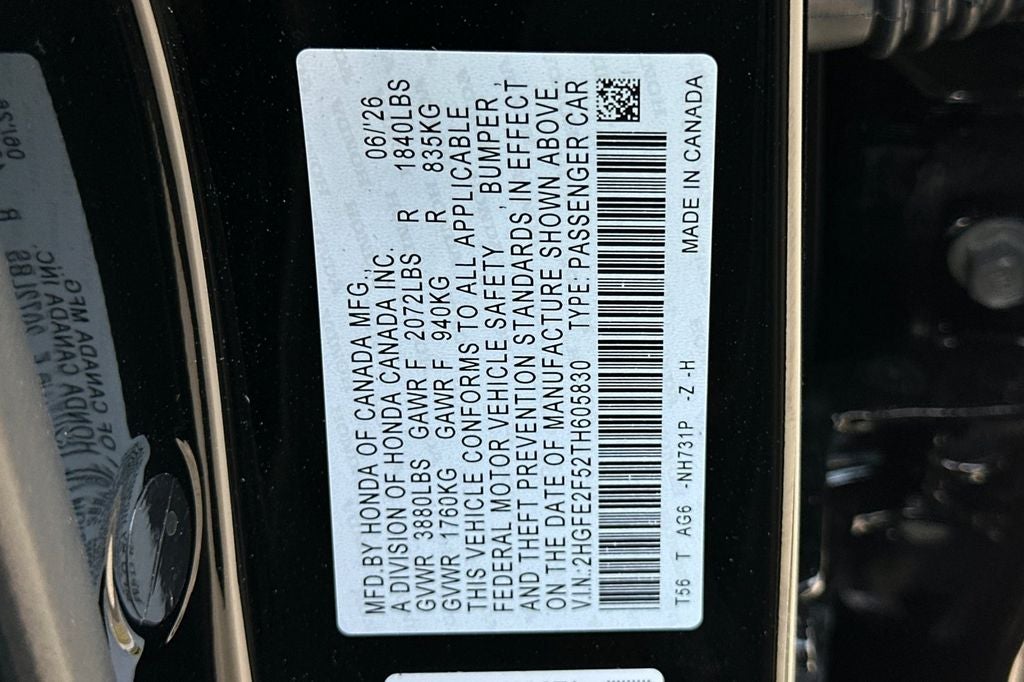 2026 Honda Civic Sport