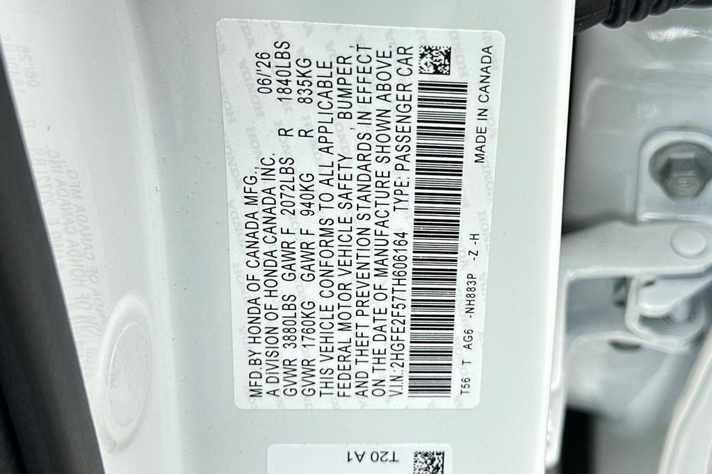 2026 Honda Civic Sport