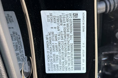 2026 Honda Civic Sport