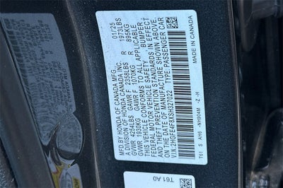 2025 Honda Civic Hybrid Sport