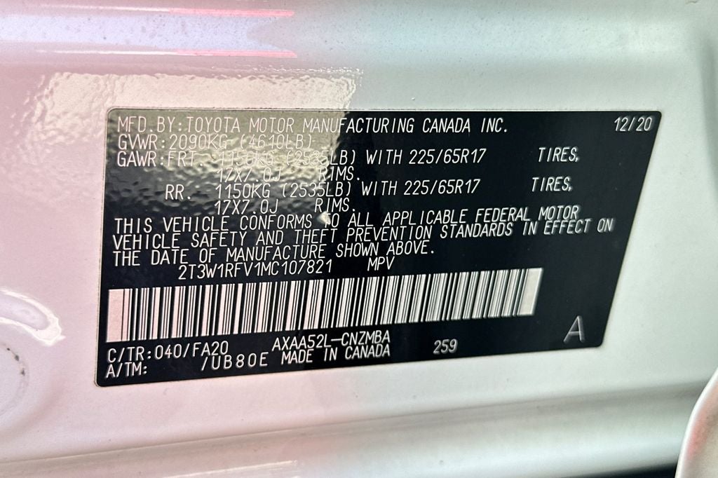 2021 Toyota RAV4 XLE