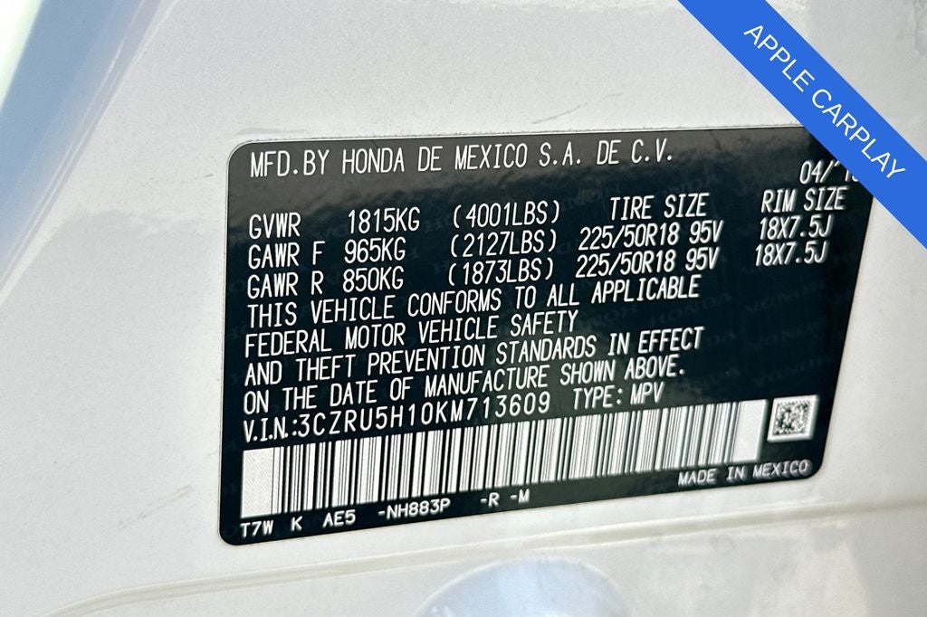 2019 Honda HR-V Sport