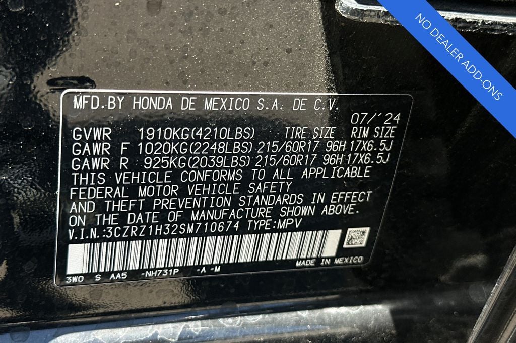 2025 Honda HR-V LX - Photo 34