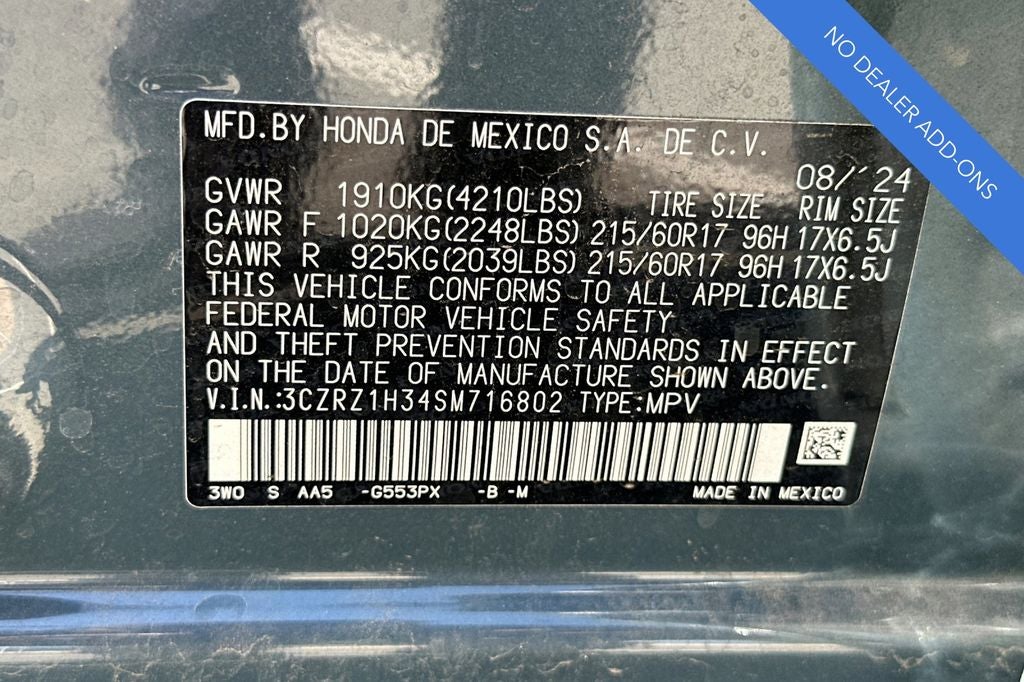 2025 Honda HR-V LX