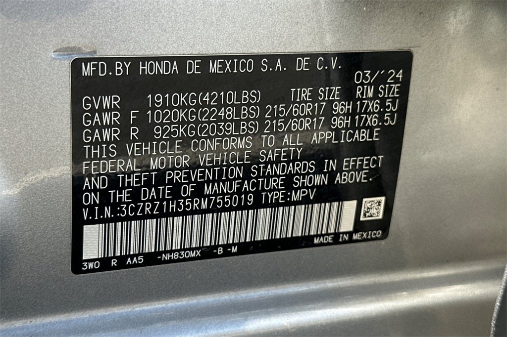 2024 Honda HR-V LX