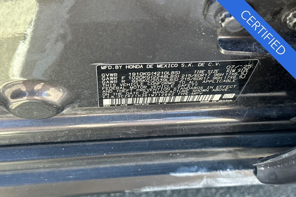 2026 Honda HR-V LX