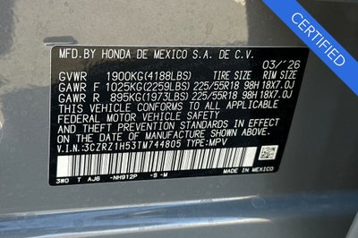 2026 Honda HR-V Sport