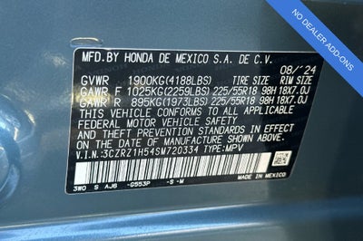 2025 Honda HR-V Sport
