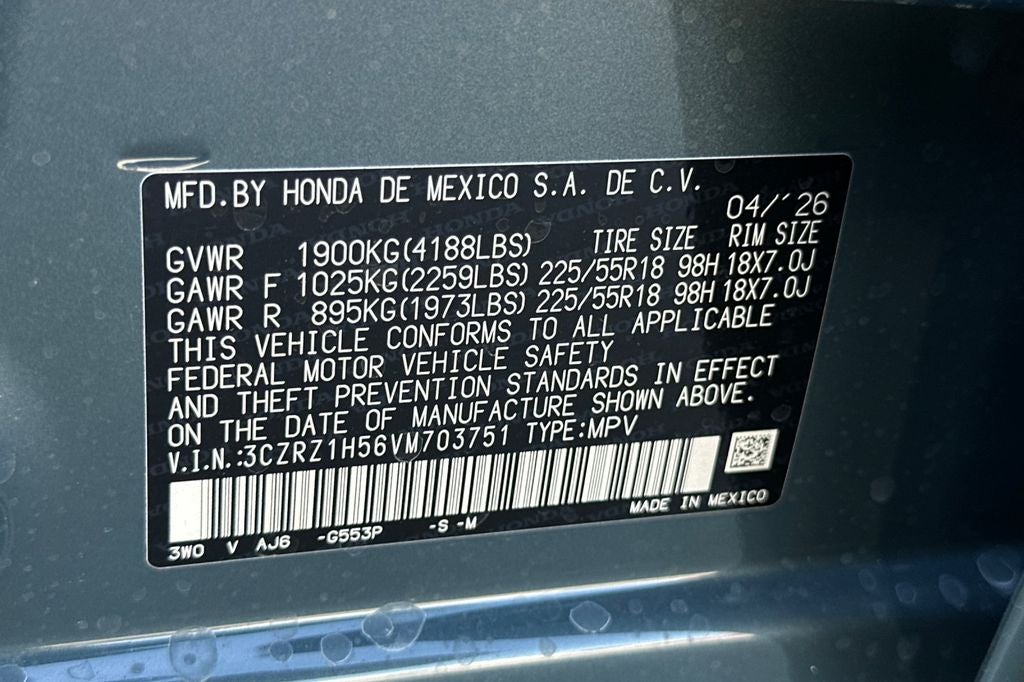 2027 Honda HR-V Sport