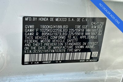 2027 Honda HR-V Sport