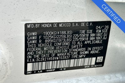 2027 Honda HR-V Sport