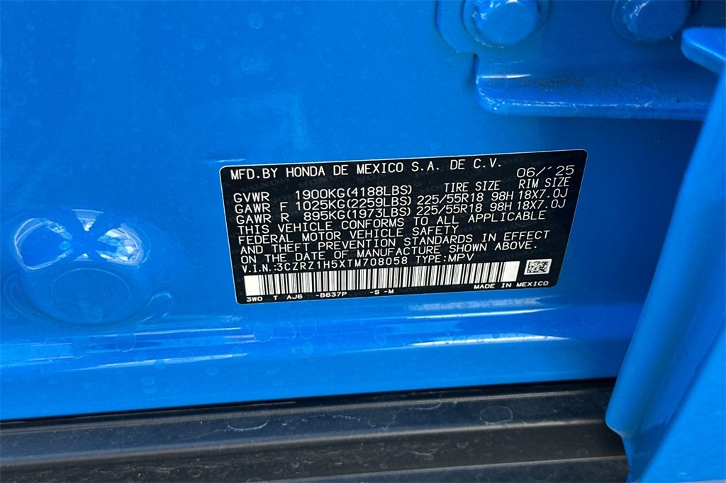 2026 Honda HR-V Sport