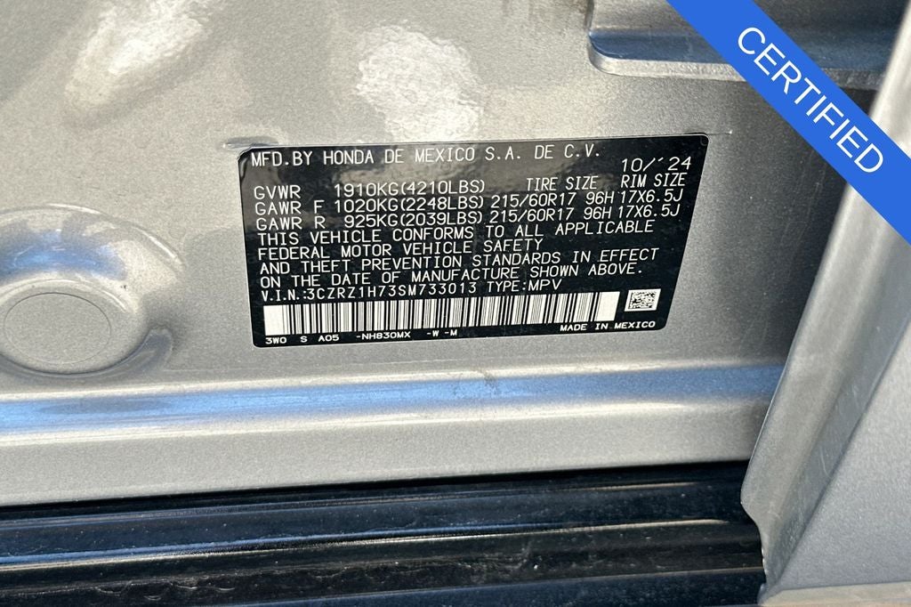 2025 Honda HR-V EX-L