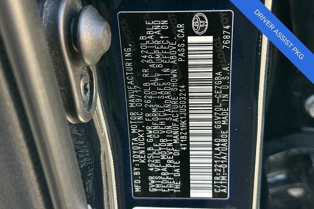 2018 Toyota Camry XLE